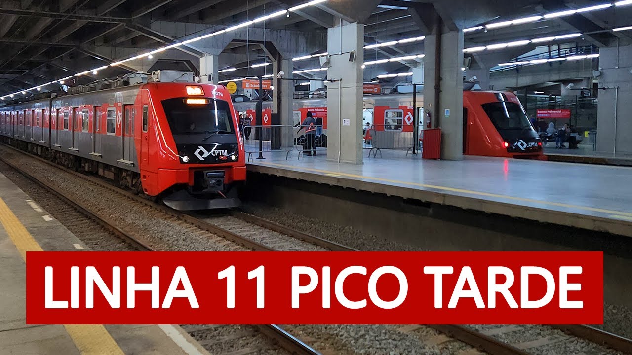 LINHA 11-CORAL EM BARRA FUNDA - PICO TARDE