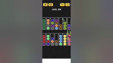 Ball sort puzzle level 879 #ballsortpuzzle