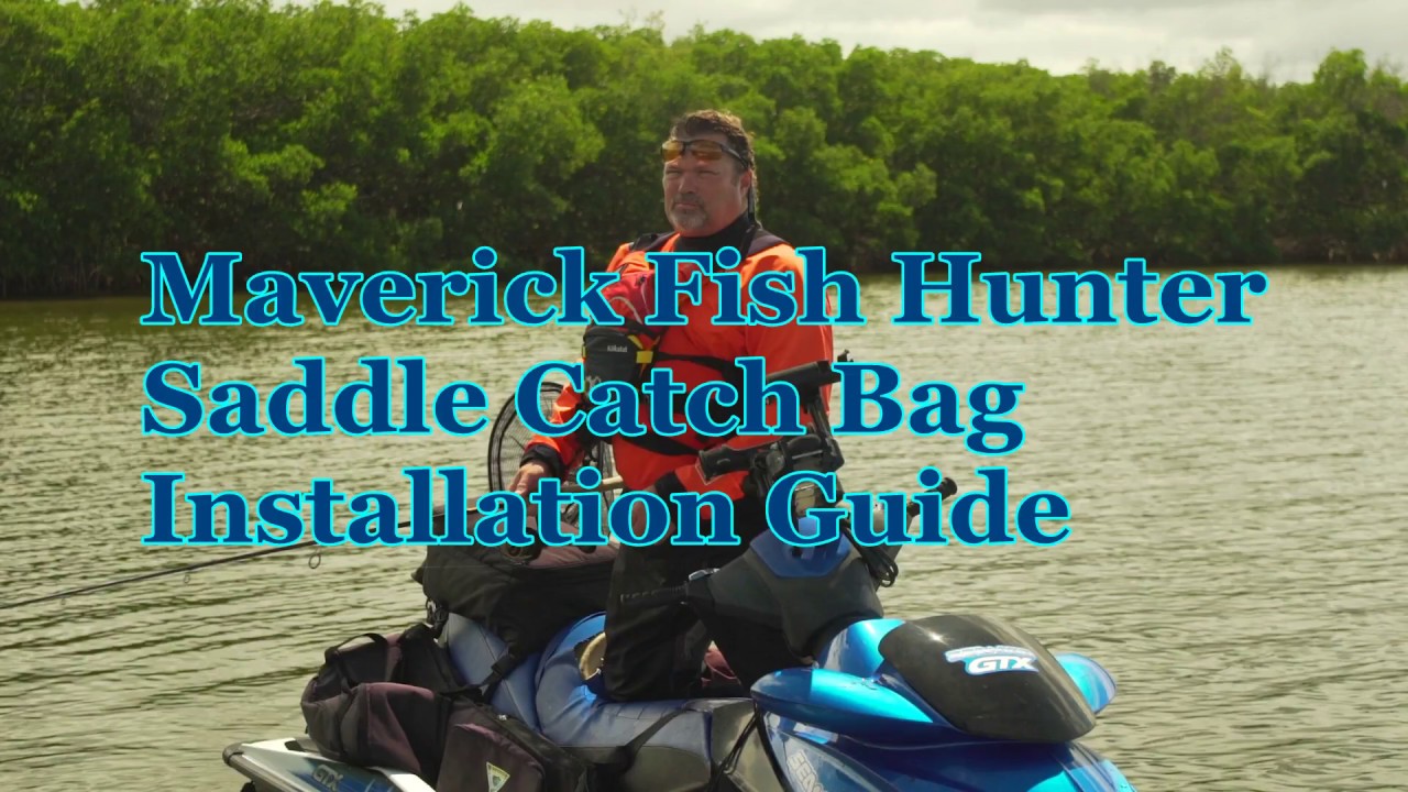 How To - Jet Ski fishing Saddle Catch bag installation guide - Maverick Fish  Hunter 