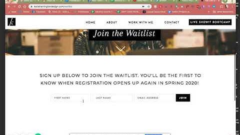 Showit Tutorial - How to embed a Flodesk form on Showit