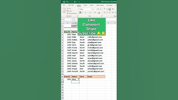 DGET function in excel #excel #excelshortcuts #exceltricks