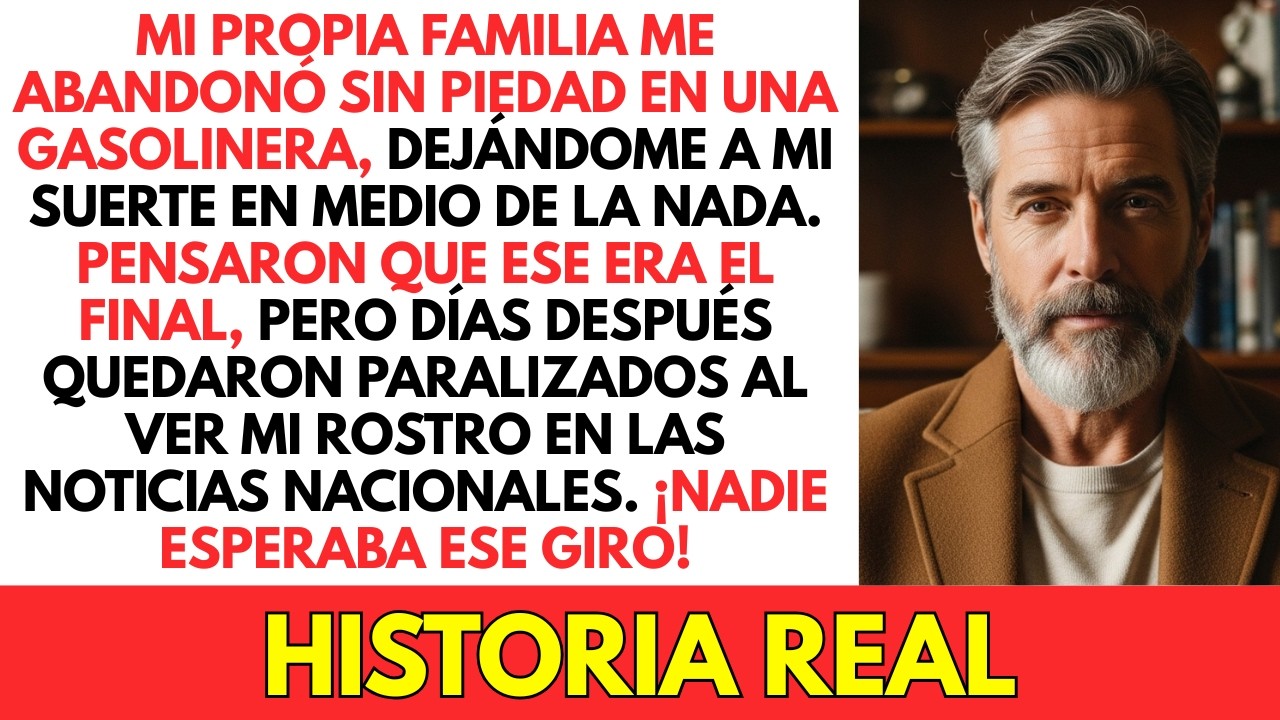 Mi Familia Me Abandonó En Una Gasolinera... Días Después, Me Vieron En Las Noticias.