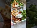Greek Chicken &amp; Tzatziki Salad Bowls! Only 341 Calories!🍗🥗💪#food #shorts #highproteinrecipes