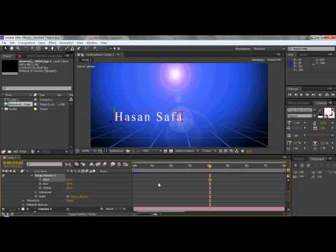 After Effect'te İntro Yapmak (Ders 2)