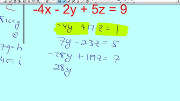 Algebra 2 Chapter 3.4 VideoNotes Fall 2012