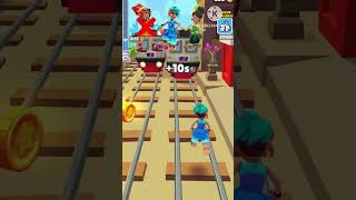 subway surf 3 character  best battle video 🤔 #shorts #youtubeshorts #subwaysurfers #viral 