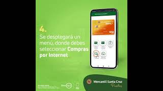 Aprende a habilitar tus Tarjetas para compras en internet con tu App BMSC Móvil. screenshot 2