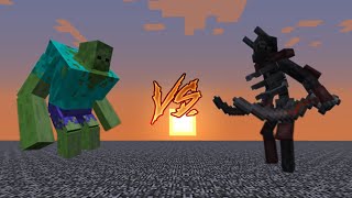 Minecraft Mob Battle 20: Mutant Zombie vs Mutant Wither Skeleton