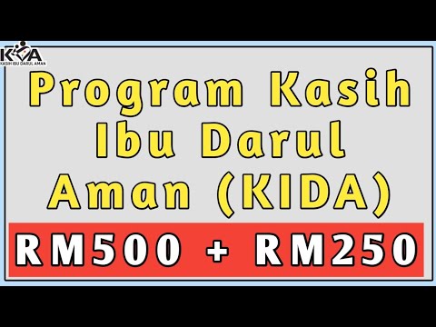 Program Kasih Ibu Darul Aman Kida Rm500 Rm250 Youtube