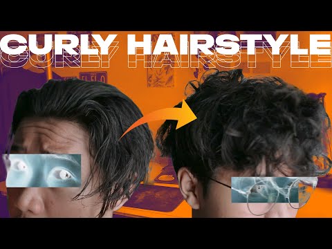 Cara Keriting Rambut dengan Mudah dan Cepat - Curly Hairstyle Men Tutorial