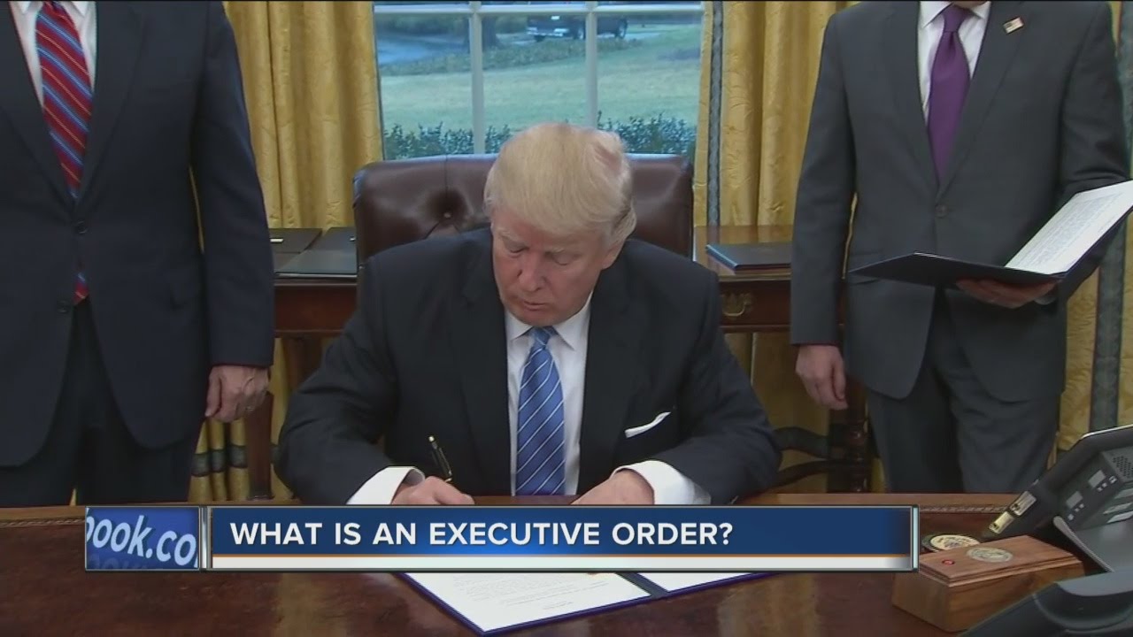 What is an executive order? YouTube