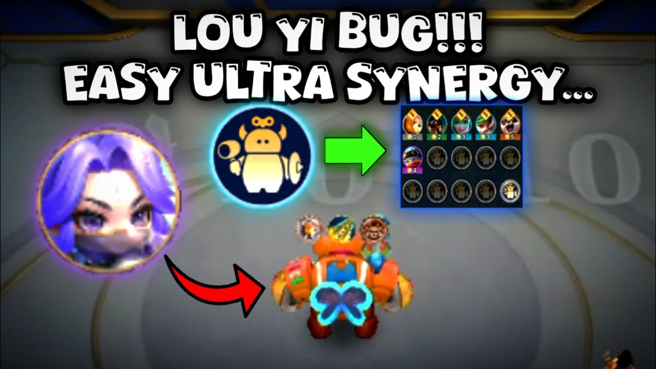 THIS LOU YI BUG MAKES ULTRA SYNERGY SO EASY 😱 | MAGIC CHESS GOGO