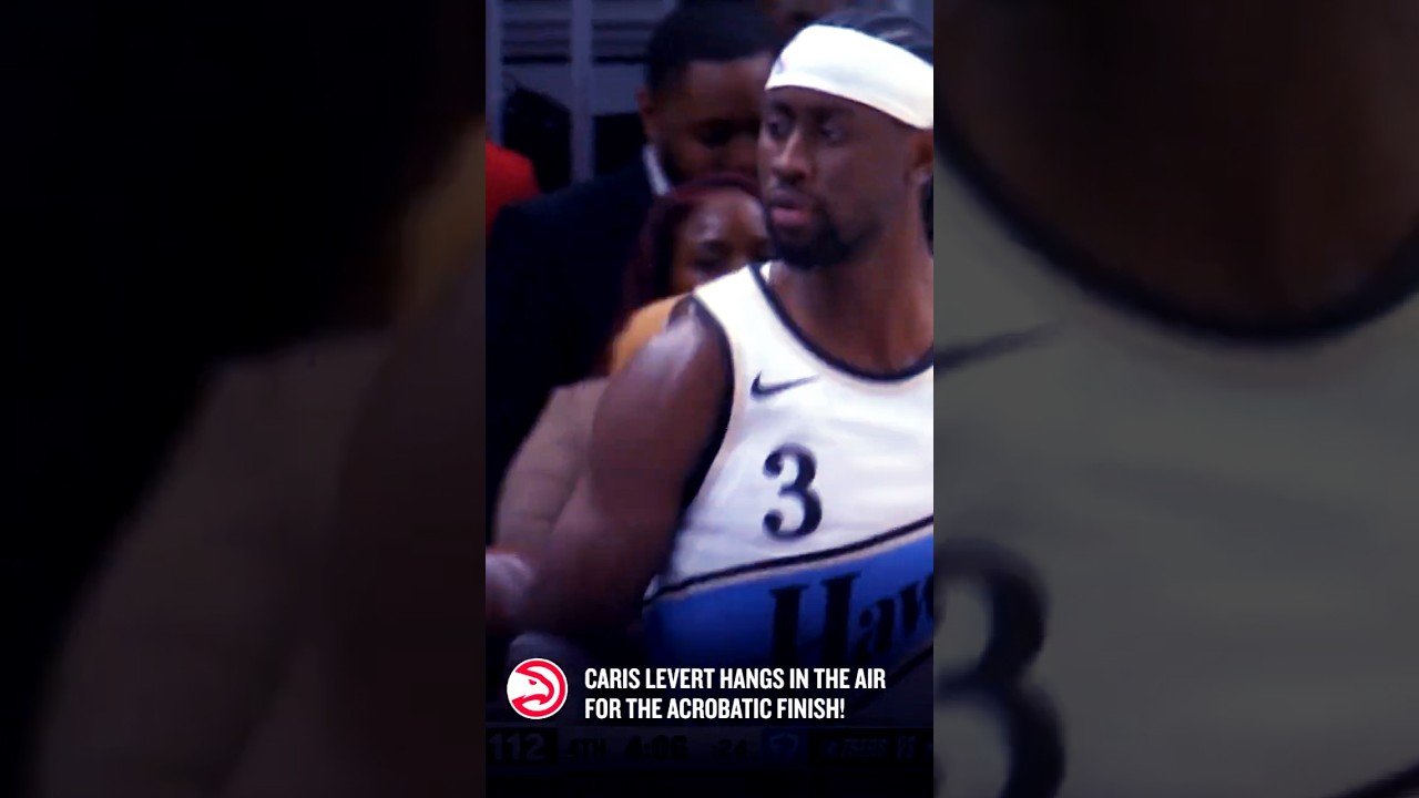 Caris LeVert Hangs in the Air for the Acrobatic Finish! 🔥🤯