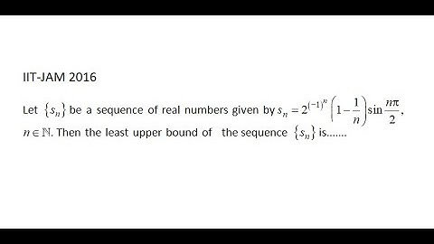 IIT-JAM 2016 Question No- 31 solution