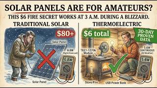 Most Preppers Buy Solar Panels — They Don't Know This $6 Alternative Exists
