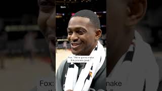 De'Aaron (Houston) and Recee Fox (San Antonio) both grew up in the state of Texas. (🎥: Spurs)