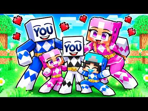 You Have A POWER RANGER Family in Minecraft!