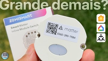 Esse é grande! Review do Relé Zemismart Inline Module Switch com Matter