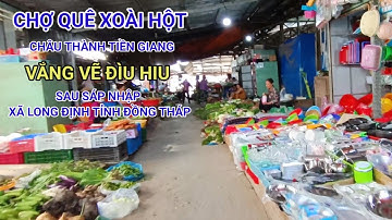 Chợ Xoài Hột trên đường tỉnh lộ 870 gần cầu rạch Miễu 2 chợ ế khủng khiếp #mientay 