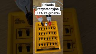 #metrologia Tania dekada rezystancyjna #pomiaryelektryczne