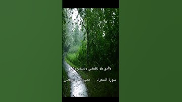 سورة الشعراء (الَّذِي خَلَقَنِي فَهُوَ يَهْدِينِ(78))