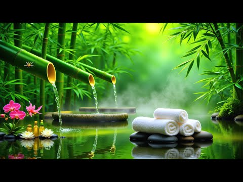 الاسترخاء بموسيقى السبا نغمات علاجية للتدليك واليوجا والتخفيف التام من التوتر في مكان هادئ 