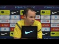 Iniesta discusses Chelsea clash