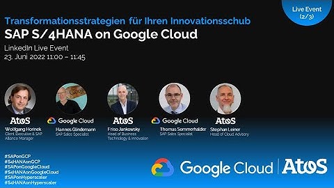 SAP S/4 HANA on Google Cloud