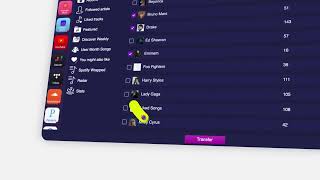 Transfer playlists and songs between 125+ streaming services easily   MusConv screenshot 4