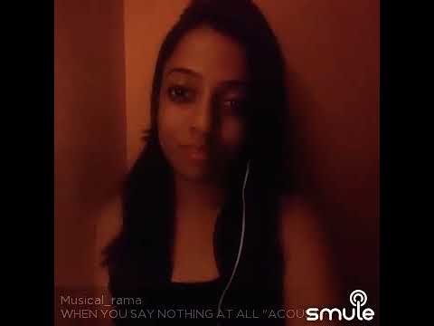 When you say nothing at all- Cover, Notting hill - YouTube