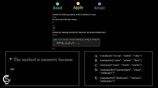 2021 AP CSA MCQ Question 6 - String Concatenation Logic Errors