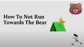 UTW 2024 How To Not Run Towards The Bear: Directionality & Emoji
