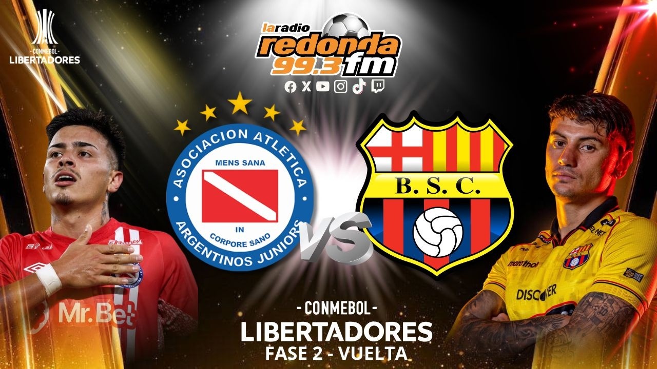 🔴 EN VIVO /  COPA LIBERTADORES - ARGENTINOS JRS vs BARCELONA SC  /  25 DE FEBRERO 2026