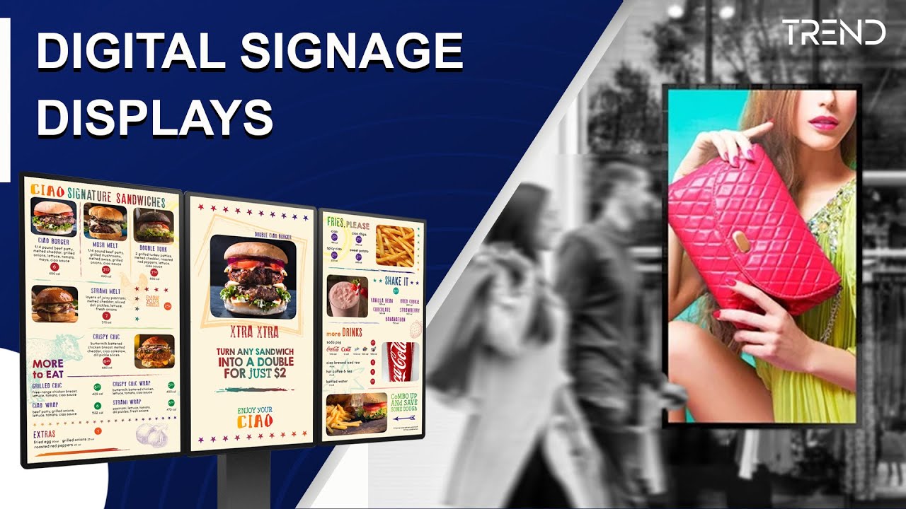 How to Elevate User Experience of Retail & dining Experience with Trend Digital Signage