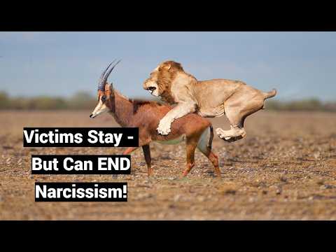 Victims Stay - But Can END Narcissism! (Predator-Prey Model and Buridan’s Ass)