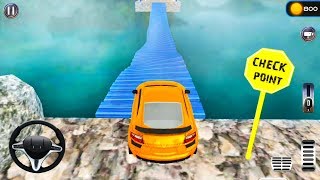 Impossible Car Stunt Driving - Crossing A Weak Bridge - Android Gameplay FHD screenshot 5