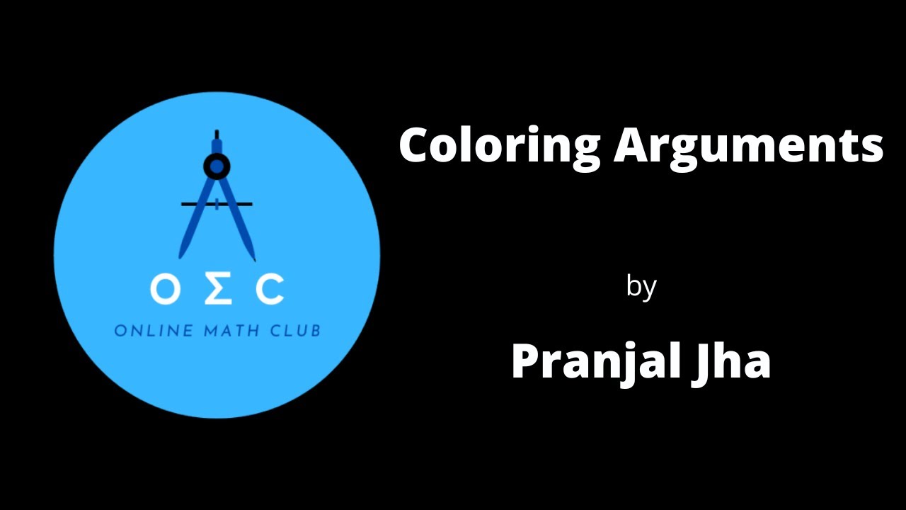 Colorable Argument Coloring Arguments by Pranjal Jha - YouTube