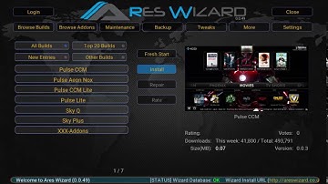 16 - Kodi/XBMC - How to install Pulse CCM Build via AresWizard