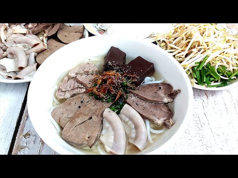 Cách Nấu Bánh Canh Thịt Heo Bằm - Cách làm món Bánh Canh Lòng Heo siêu ngon trắng giòn tại nhà