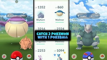 Pokemon Go New Glitch Catch 2 Pokemon With 1 Pokeball | Pokemon Go  PGSharp Glitch