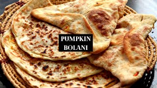 Bolani Kadoo | Pumpkin Bolani | Vegan Afghan recipe