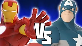 Captain America VS Iron Man - Disney Infinity BATTLES!