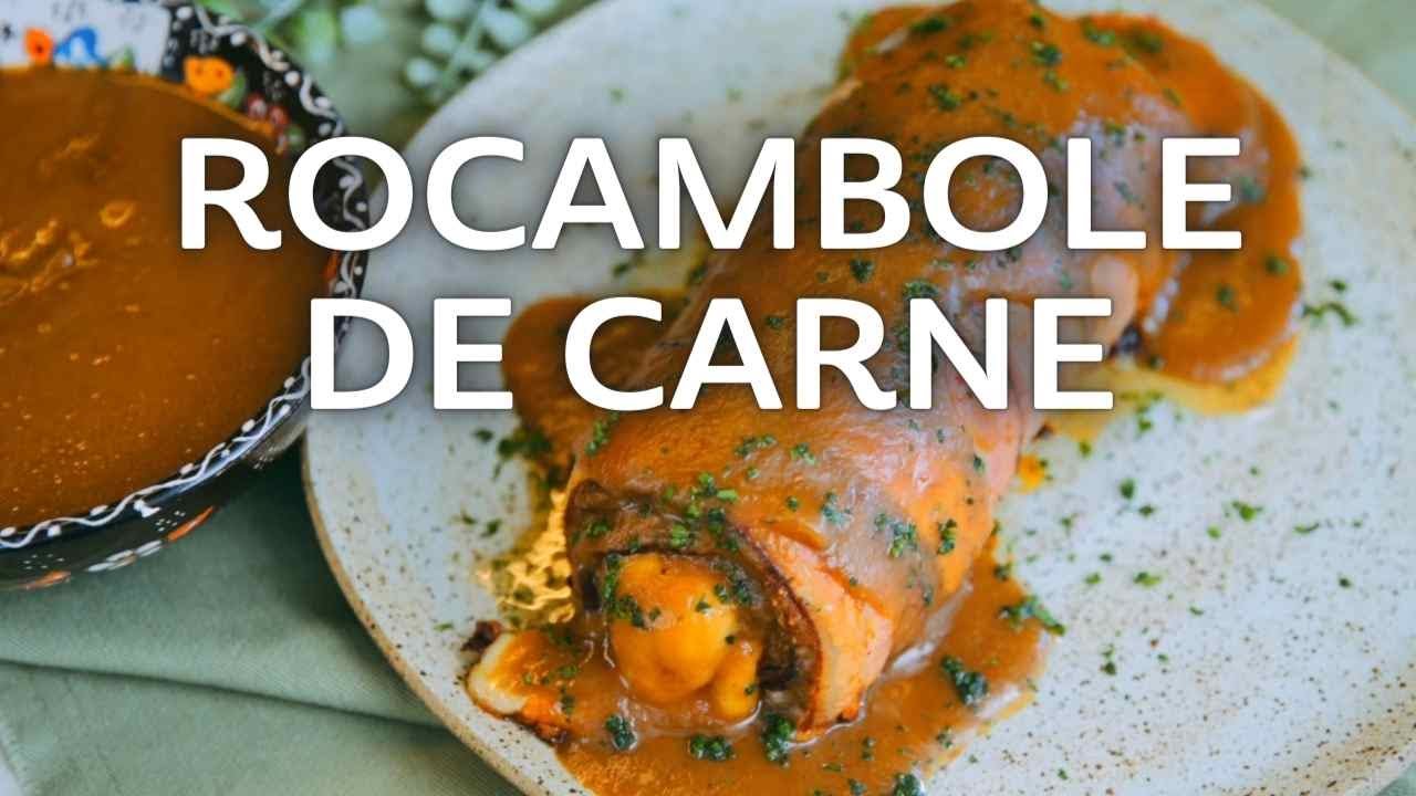 Rocambole de Carne Recheado Com Queijo - Chef Felipe Caputo