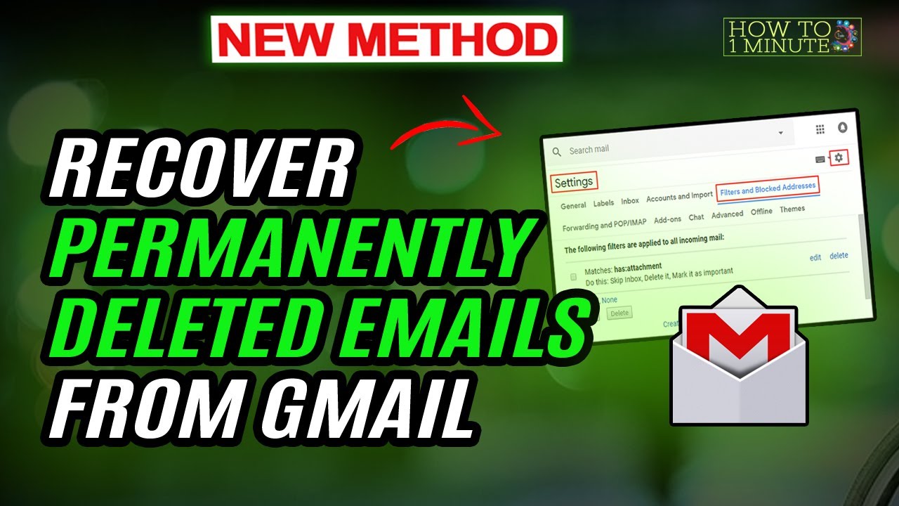 How To Recover Permanently Deleted Emails From Gmail 2024 Youtube