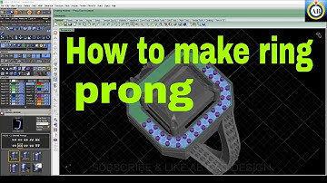 How to make ring prong in rhino 5 gemvision matrix 9 advance jewelry cad design #cad
