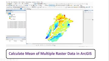 Calculate Mean of Multiple Raster Data in ArcGIS