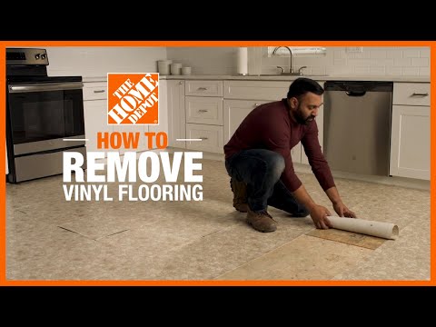 How To Remove Vinyl Flooring The Home Depot