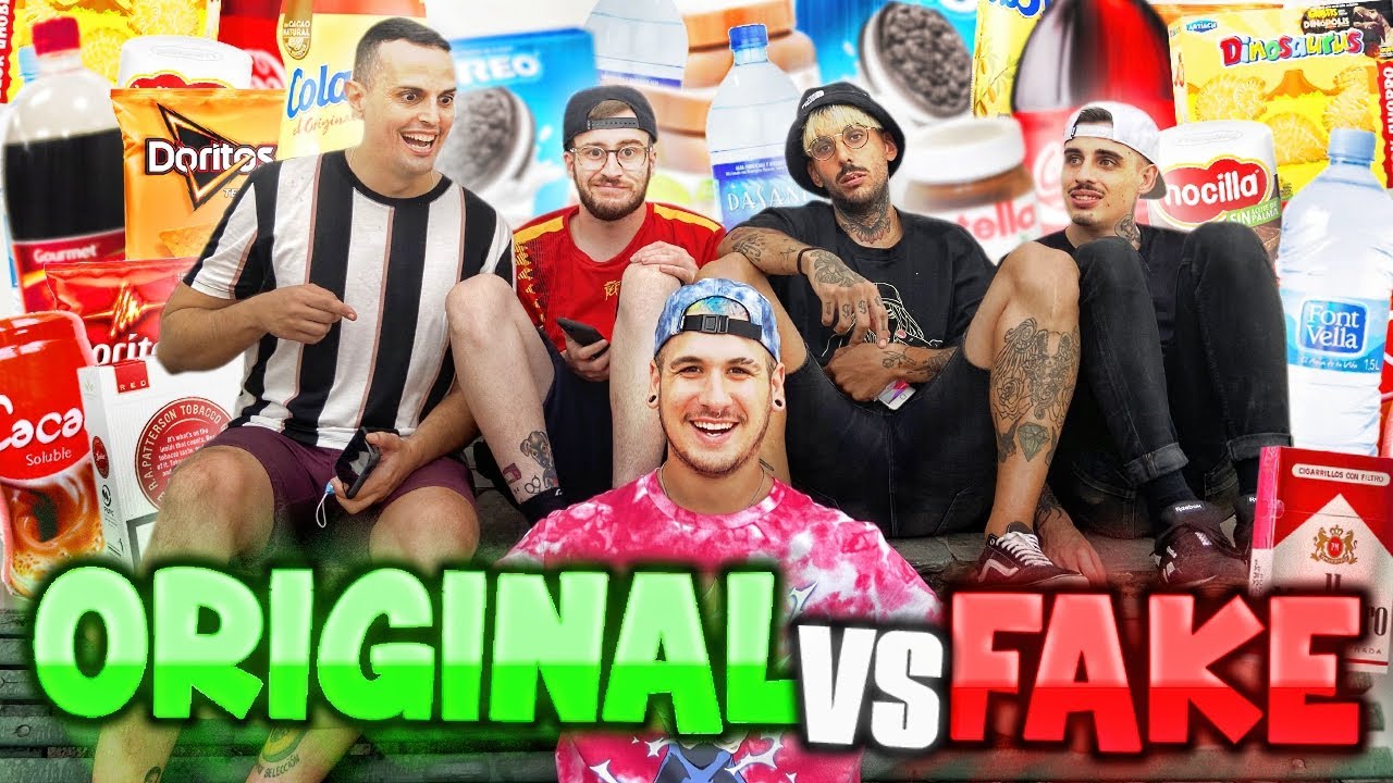 COMIDA ORIGINAL VS COMIDA FAKE #2 ¿LO ADIVINAMOS? // Salcedini