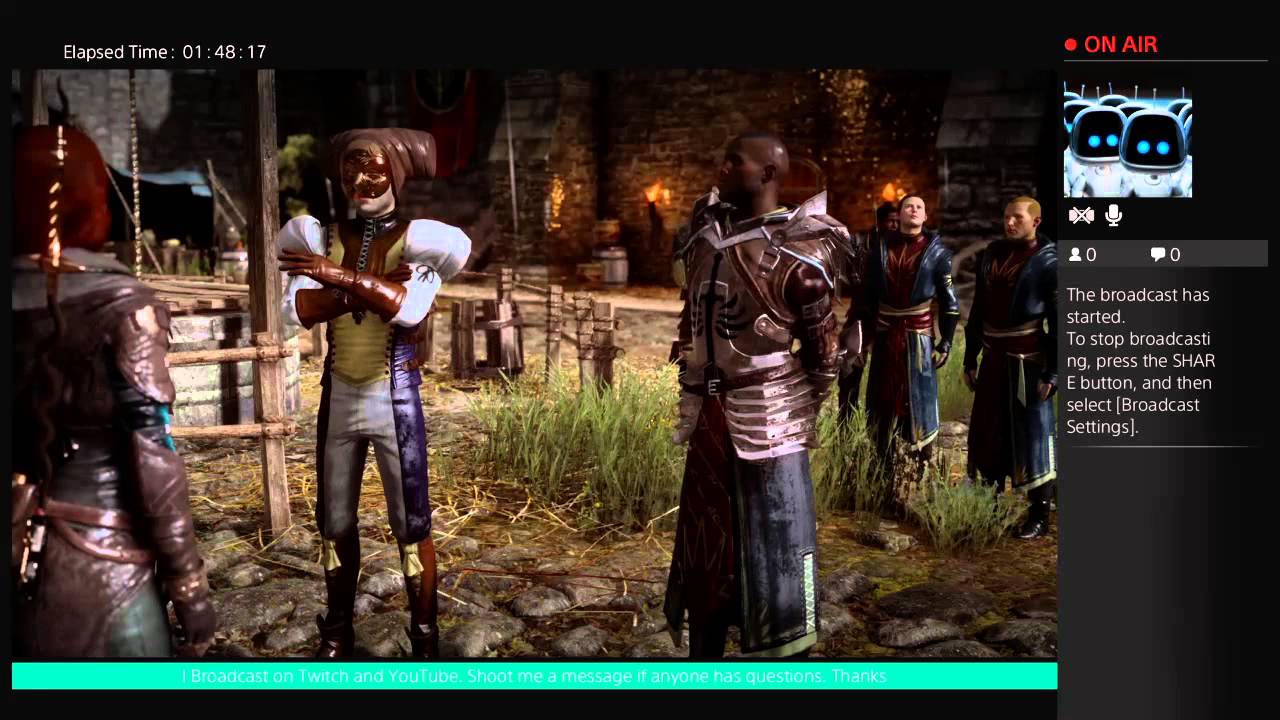 noobletsrus's Live DAI PS4 Broadcast.