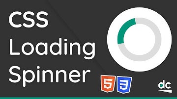How to Create a Loading Spinner (With Animations) - HTML & CSS Tutorial For Beginners